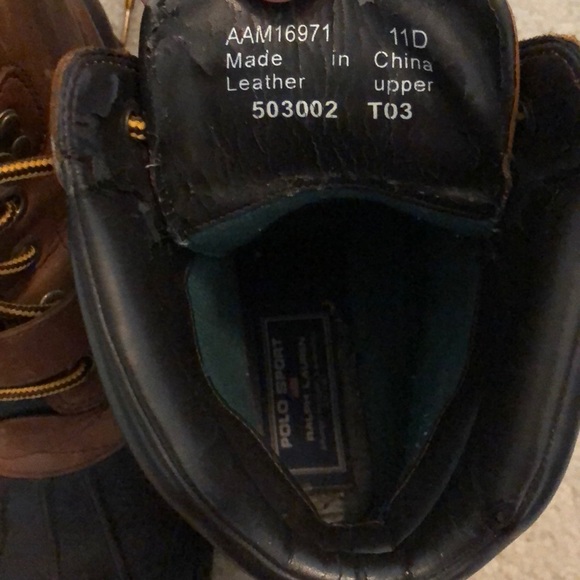 Ralph Lauren Polo Sport men's boots size 11 - Picture 4 of 8